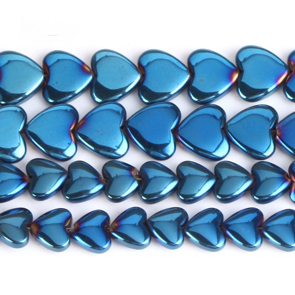 Love Hematite Heart Stone Beads for DIY Making Jewelry (Approx 38CM)