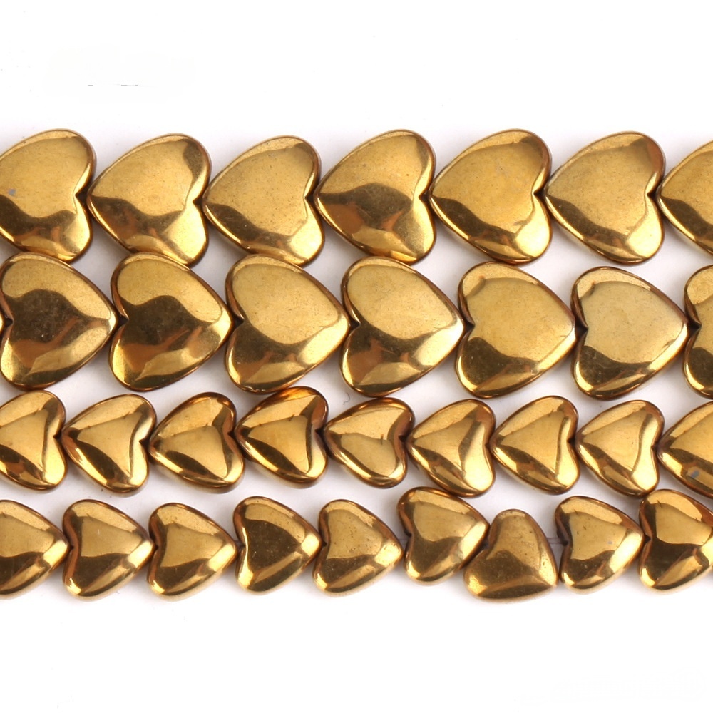 Love Hematite Heart Stone Beads for DIY Making Jewelry (Approx 38CM)