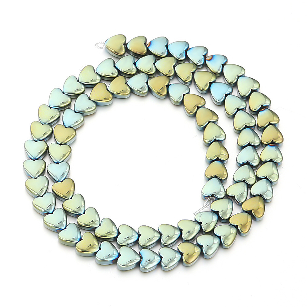 Love Hematite Heart Stone Beads for DIY Making Jewelry (Approx 38CM)
