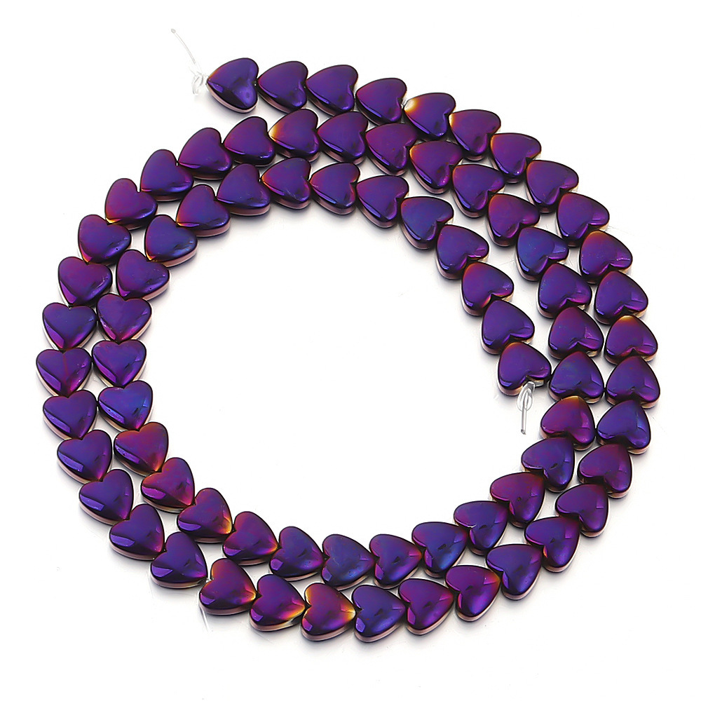 Love Hematite Heart Stone Beads for DIY Making Jewelry (Approx 38CM)