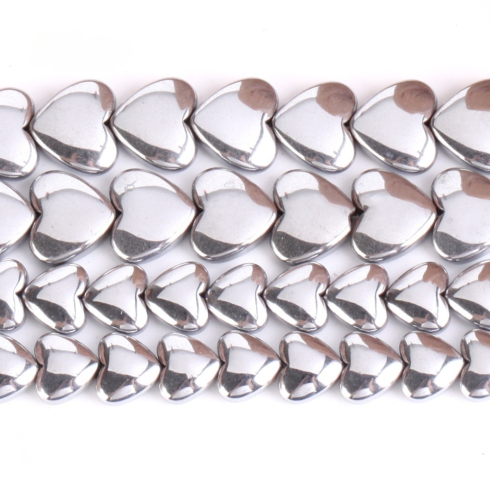 Love Hematite Heart Stone Beads for DIY Making Jewelry (Approx 38CM)