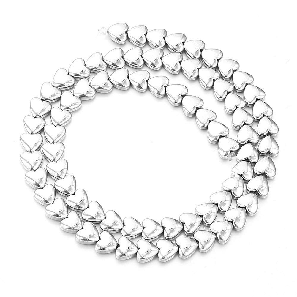 Love Hematite Heart Stone Beads for DIY Making Jewelry (Approx 38CM)