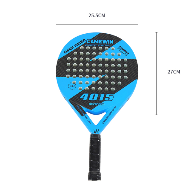 Durable outdoor paddle suitable for beach tennis and paddleball