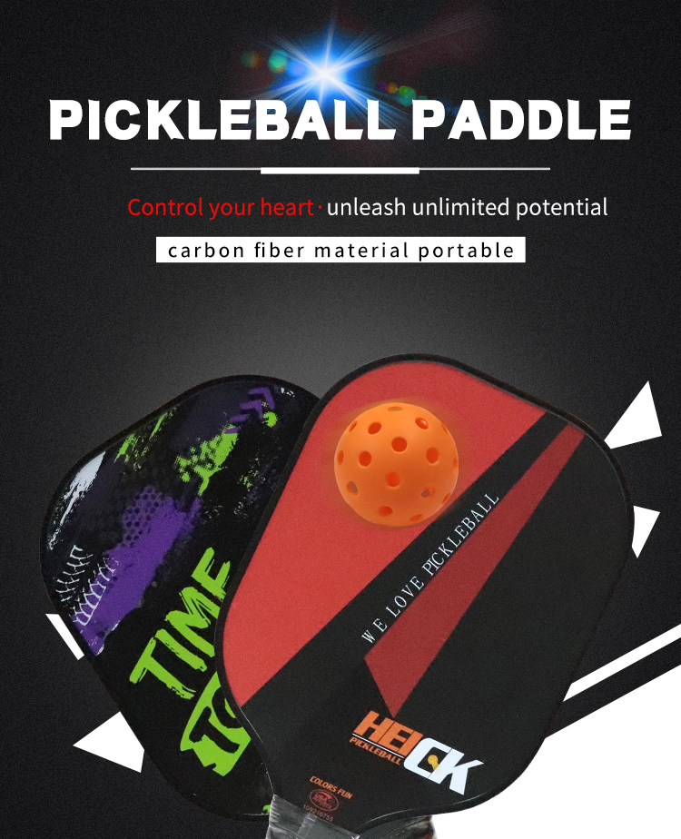 Custom logo pickleball paddle by professional paddle factory manufacturer