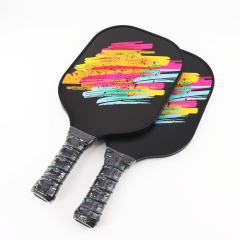 PP honeycomb core pickleball paddle with 3K fiberglass design