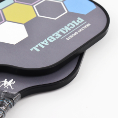 Power pickleball paddle with lightweight carbon fiber material 