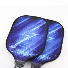 Personalized pickleball paddle set with custom grip and printed logo