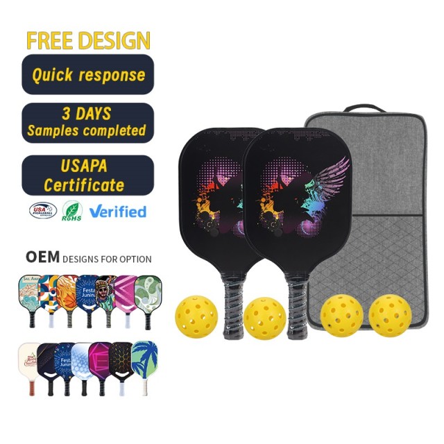 Thermoformed pickleball paddle made with durable graphite surface