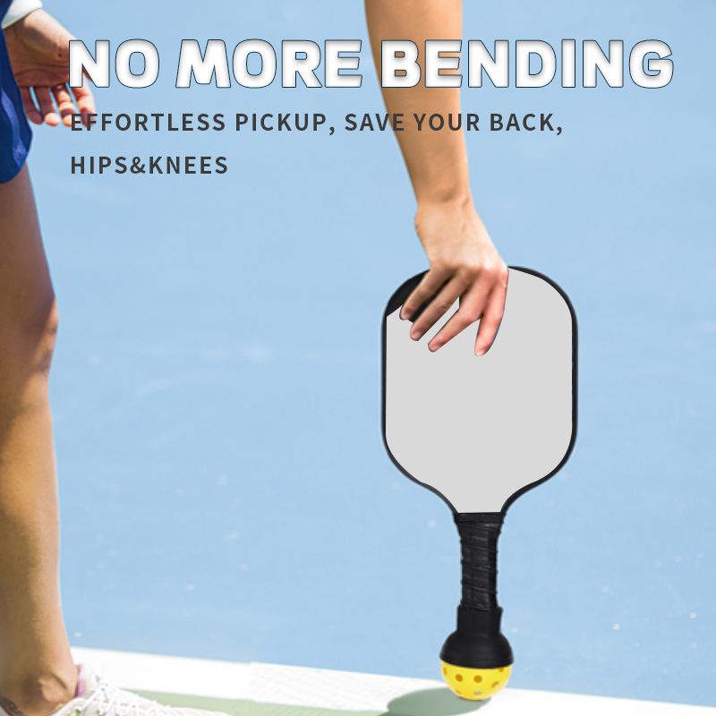 Melors Newly upgraded Pickleball Ball Retriever Picker Upper Pickleball Ball Collector Easy Attaches Pickleball Picker,Melors Fitness