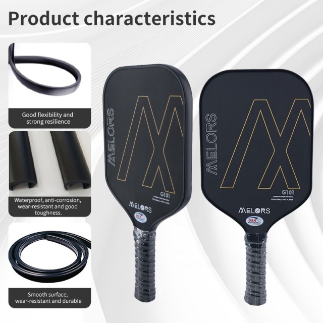 Custom color Pickleball Accessories TPU Protective Side Strip Paddle Grip,Melors Fitness