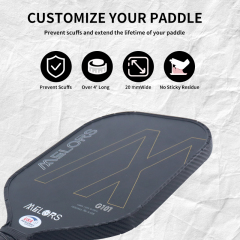 Melors Super Grip Casual Party Racquet Accessories forpickleball rackets PU Protective Side Strip for Adults paddle,Melors Fitness