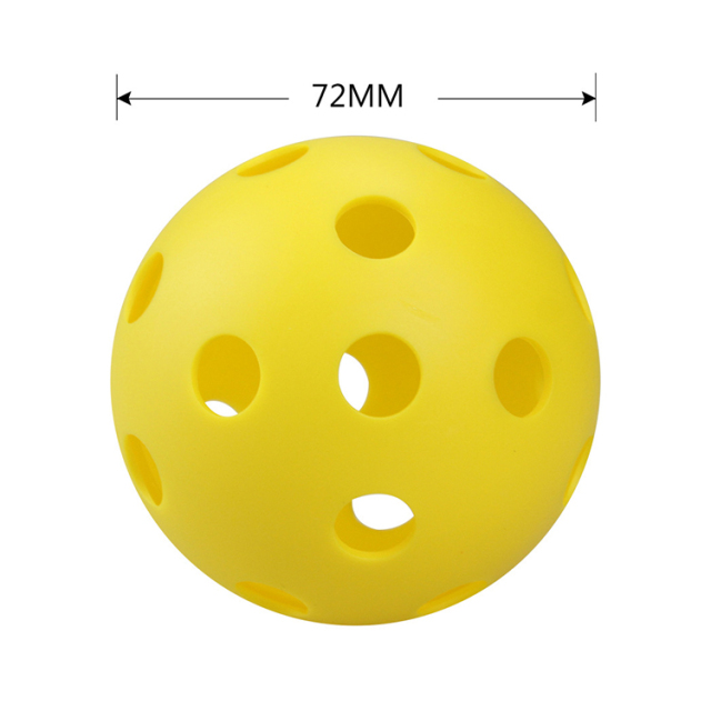 Customized logo High Quality pickleball balls Outdoor 40 Holes Pickleball Ball,Melors Fitness