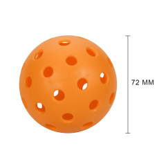 Pickleball Balls Outdoor 40 Holes Pickleballs Set for Outdoor Courts,SportsTraining competitions with Paddleball Mesh Net,Melors Fitness