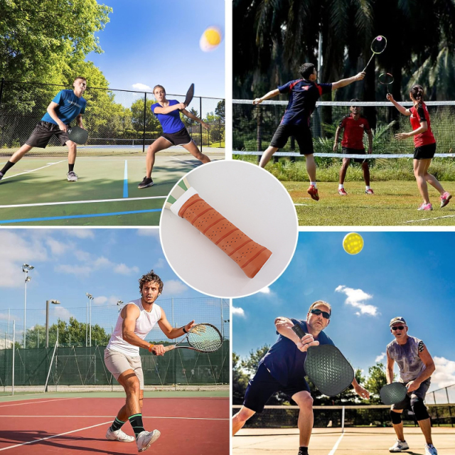 Melors Professional Factory for Anti-slip Tacky Soft PU Custom Overgrip Tape for USAPA Pickleball Paddle,Melors Fitness