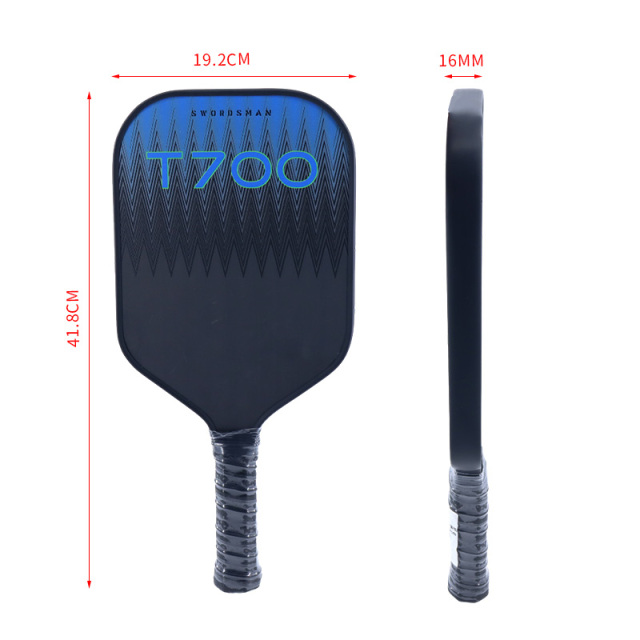 Carbon Abrasion Textured Surface USA Approved Pickleball paddle Carbon Forged Elongated Handle Pickleball Paddle,Melors Fitness