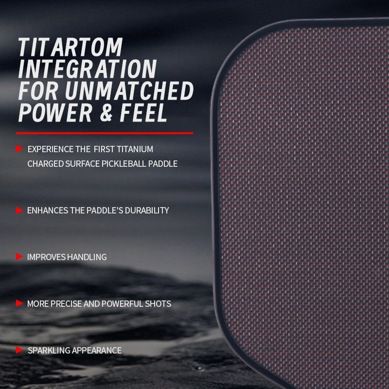 USAPA approved paddle from Melors with titanium alloy and custom logo