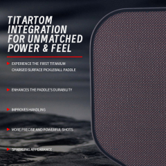 USAPA approved paddle from Melors with titanium alloy and custom logo