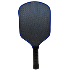 Carbon fiber face pickleball paddle for lightweight control