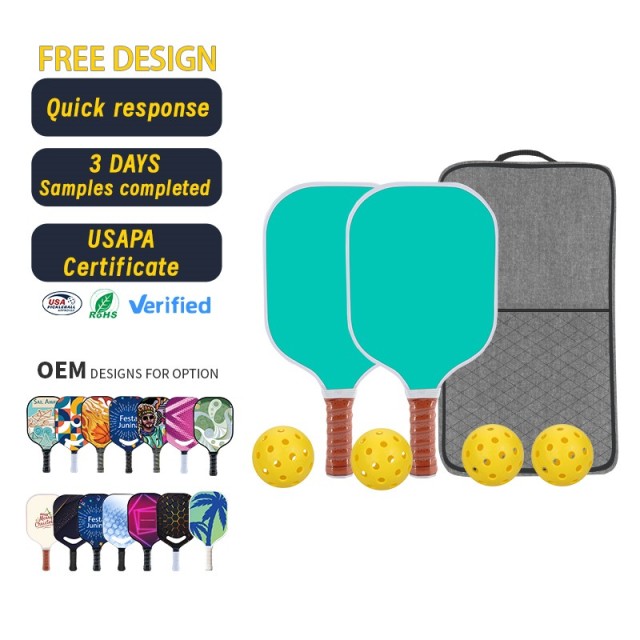 Customized Carbon Fiber Graphite Pickleball Paddle Sample Available Usapa Approved Pickleball with PP Honeycomb core Custom Cheap Carbon Fiber Pickleball Paddle Tennis Racket,Melors Fitness