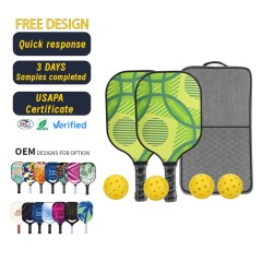 Customized Carbon Fiber Graphite Pickleball Paddle Sample Available Usapa Approved Pickleball with PP Honeycomb core Custom Cheap Carbon Fiber Pickleball Paddle Tennis Racket,Melors Fitness