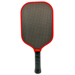 Carbon fiber face pickleball paddle for lightweight control