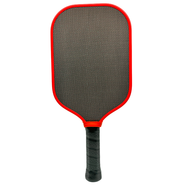 Carbon fiber face pickleball paddle for lightweight control