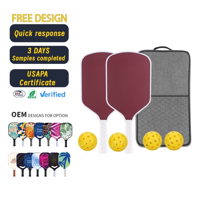Pickleball paddle by Melors featuring T700 carbon fiber and USAPA certification