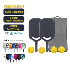 Durable carbon pickleball paddle for long-lasting performance