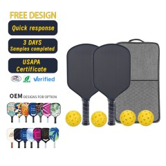 Wholesale pickleball paddles with OEM logo and custom packaging