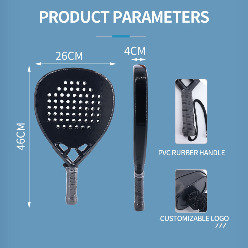 High-quality paddle tennis racket designed for power and control