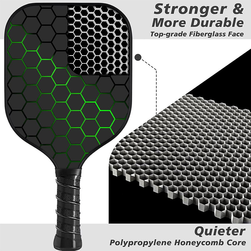 Factory direct pickleball set with balls and paddles for sports clubs