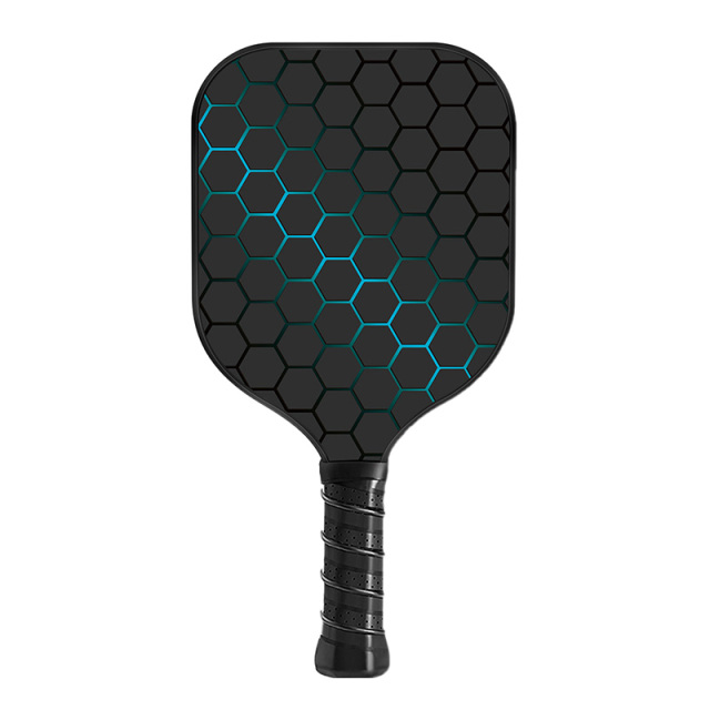 Fiberglass pickleball paddles with comfortable grip for indoor and outdoor use
