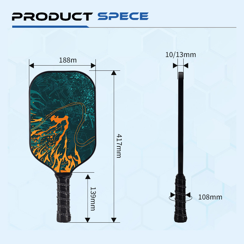 Premium carbon fiber pickleball paddle crafted by our experienced factory team