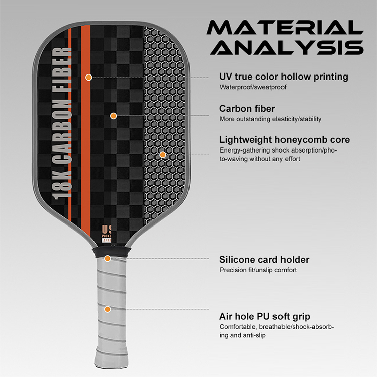 Custom pickleball paddles direct from factory with free design and bulk order support