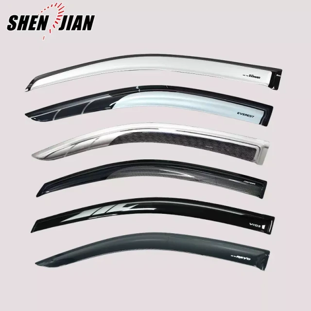 other exterior accessories car sun door window visor for toyota corolla swift 2018 hilux pajero l200 triton np300 nissan navara