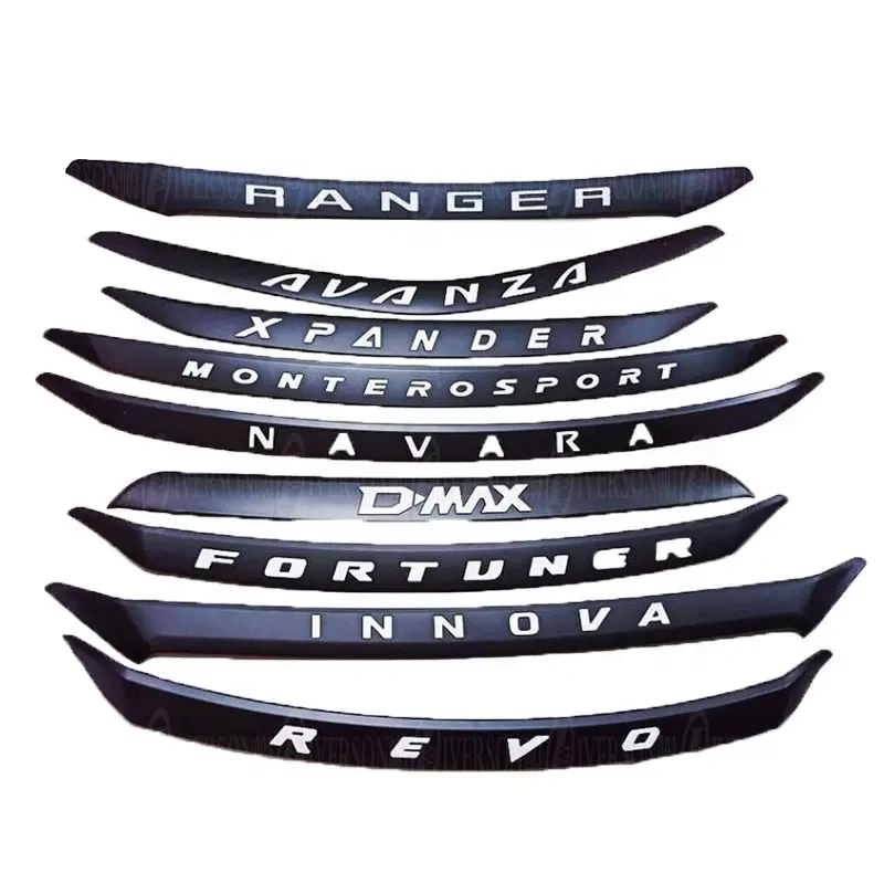 wholesale montero sport hood lip Chrome Trim front lips for Xpander FORTUNER EVEREST