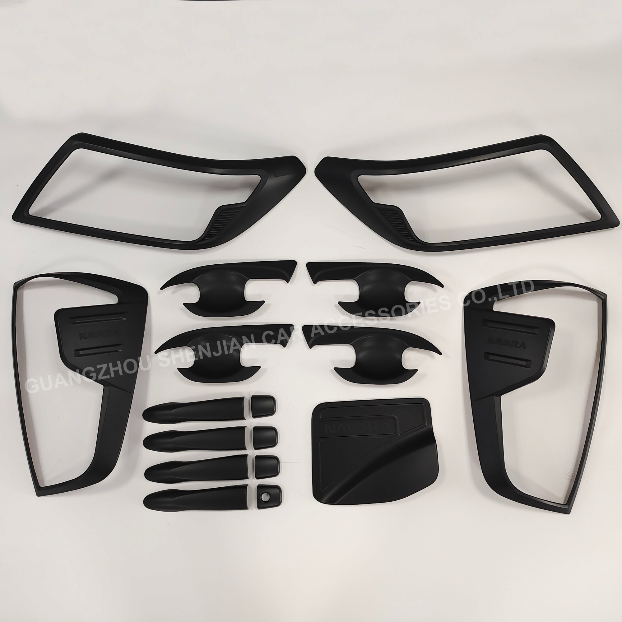 Philippines Hot Selling Car Garnish Set Headlight Tail Lamp Cover Body Kit For Nissan Navara NP300