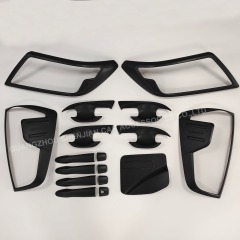 Philippines Hot Selling Car Garnish Set Headlight Tail Lamp Cover Body Kit For Nissan Navara NP300