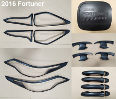Thailand Quality Car Exterior Accessories Door Handle Cover Head Tail Light Covers Combo Set Body Kit Upgraded for Toyota Fortuner