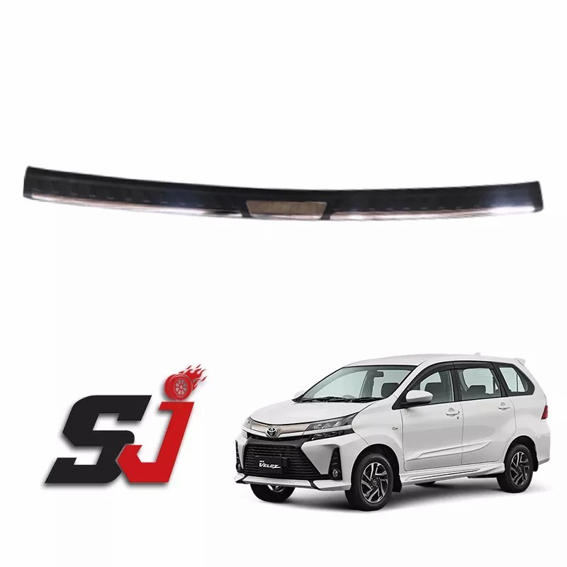 Cheaper Price Car Exterior Accessories Car Rear Bumper Plate Protector Guard Sill Plate for AVANZA VELOZ XENIA