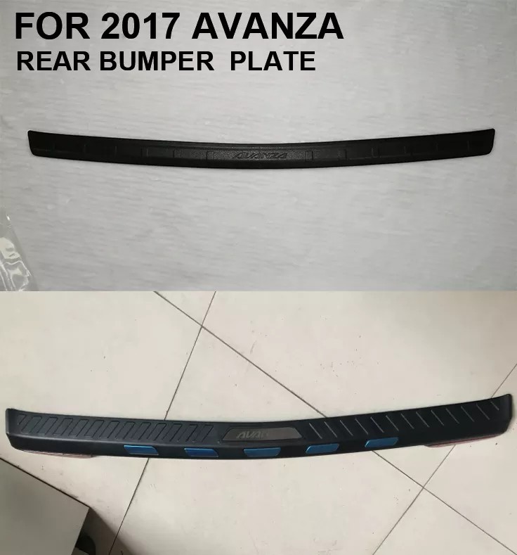 Cheaper Price Car Exterior Accessories Car Rear Bumper Plate Protector Guard Sill Plate for AVANZA VELOZ XENIA
