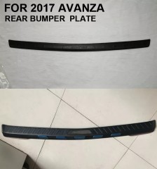 Cheaper Price Car Exterior Accessories Car Rear Bumper Plate Protector Guard Sill Plate for AVANZA VELOZ XENIA