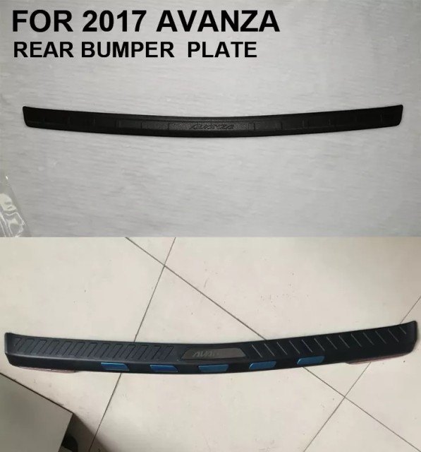 Cheaper Price Car Exterior Accessories Car Rear Bumper Plate Protector Guard Sill Plate for AVANZA VELOZ XENIA