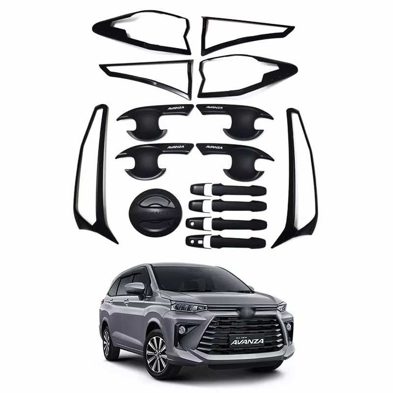 Factory Best Price Auto Parts Durable Black Chrome Car Accessories Body Kit for Avanza 2022