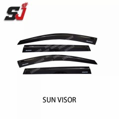 Hot selling Auto Exterior Accessories Black Injection Weather Shield Wind Deflector Car Window Visor for Avanza