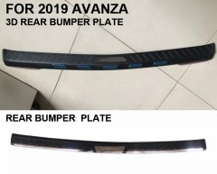 Cheaper Price Car Exterior Accessories Car Rear Bumper Plate Protector Guard Sill Plate for AVANZA VELOZ XENIA