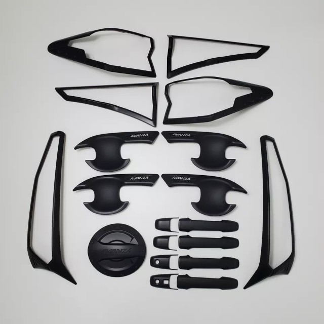 Factory Best Price Auto Parts Durable Black Chrome Car Accessories Body Kit for Avanza 2022