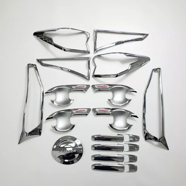 Factory Best Price Auto Parts Durable Black Chrome Car Accessories Body Kit for Avanza 2022
