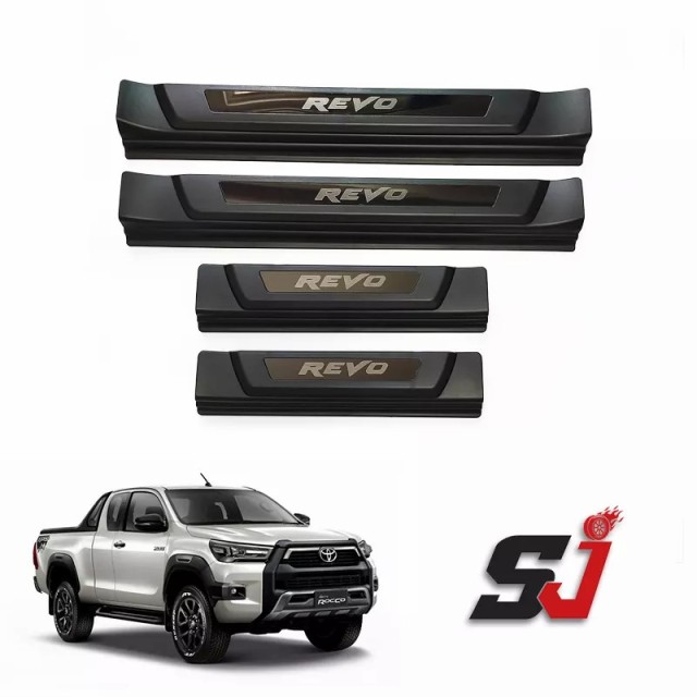 Protective Guard Stainless steel Plate Door Sill scuff Plate Factory Wholesale Car Accessories for HILUX 2021