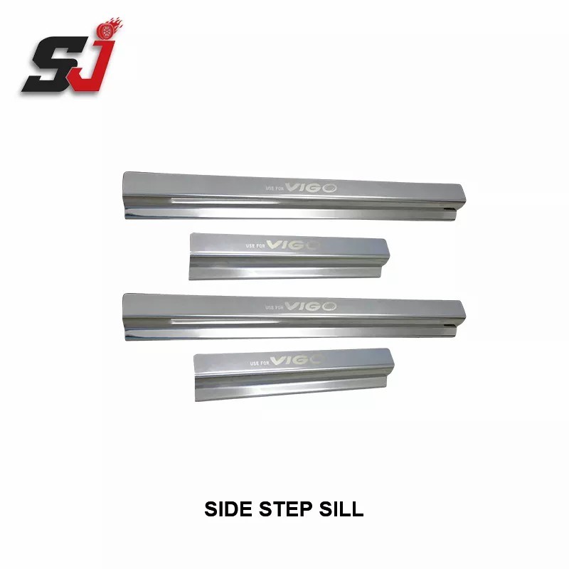 Protective Guard Stainless steel Plate Door Sill scuff Plate Factory Wholesale Car Accessories for HILUX 2021